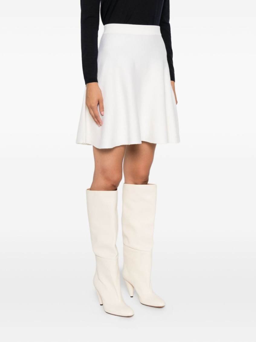 Wool Midi Skirt