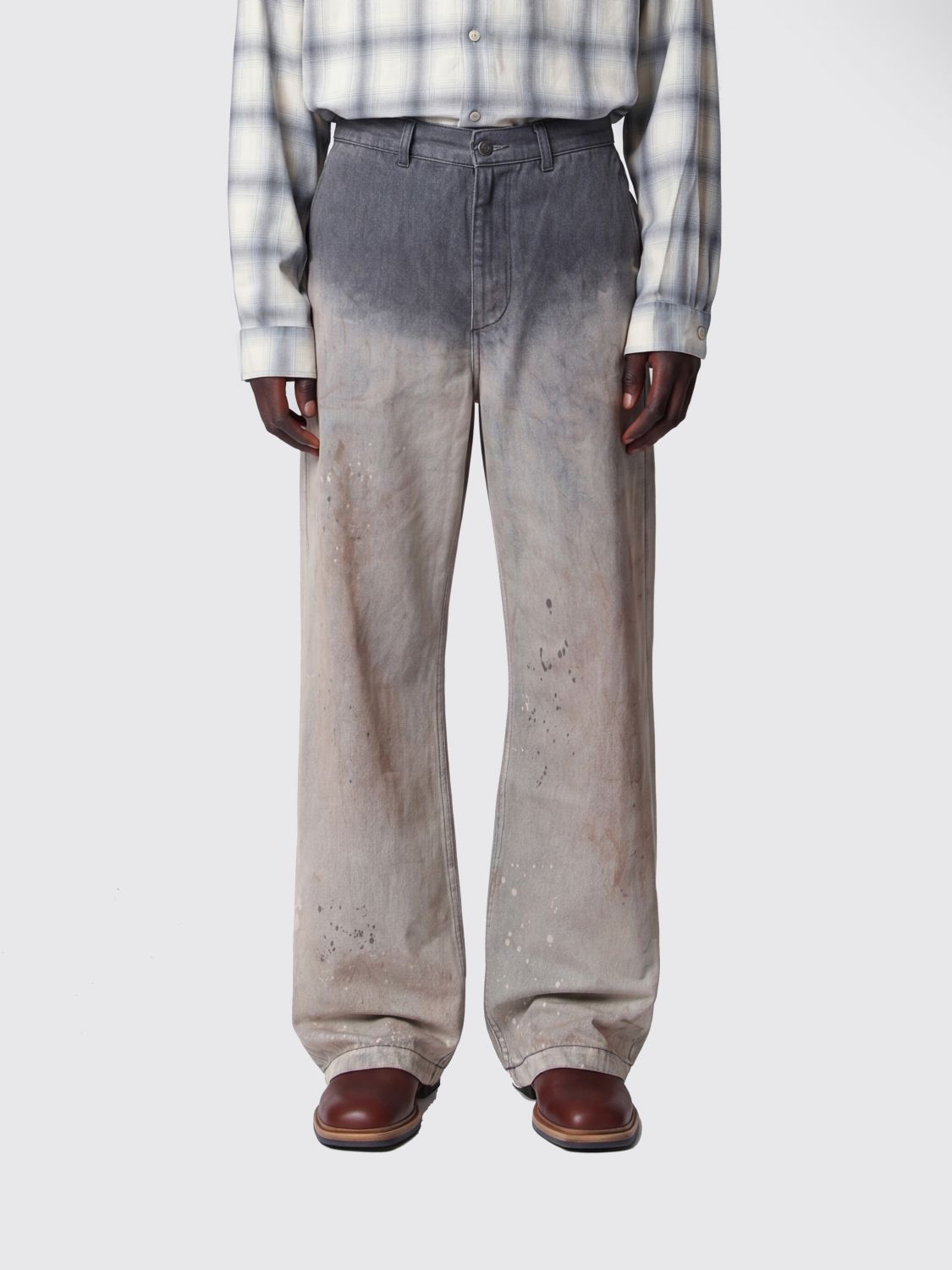 Jeans Men color Grey