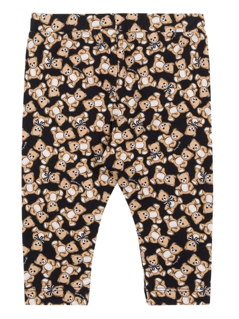 Graphic-print leggings - Black