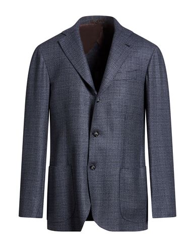 Man Blazer Slate blue Size 40 Virgin Wool