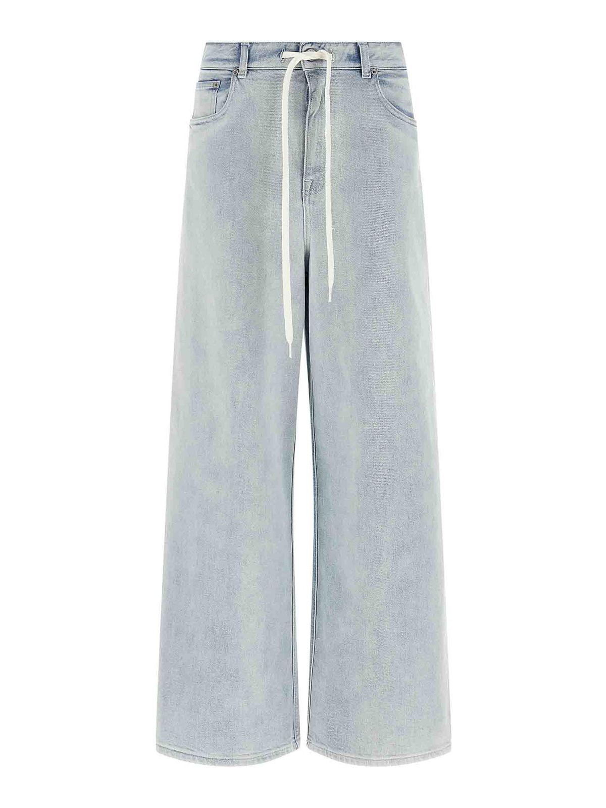 Wide-Leg Denim Jeans