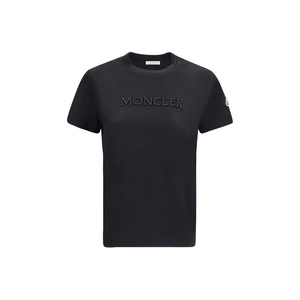Logo-Embroidered Cotton T-Shirt — Black
