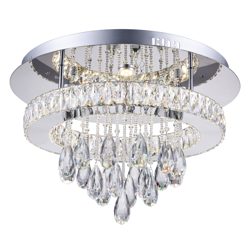Stainless Steel LED Flush Mount from the Veil Collection