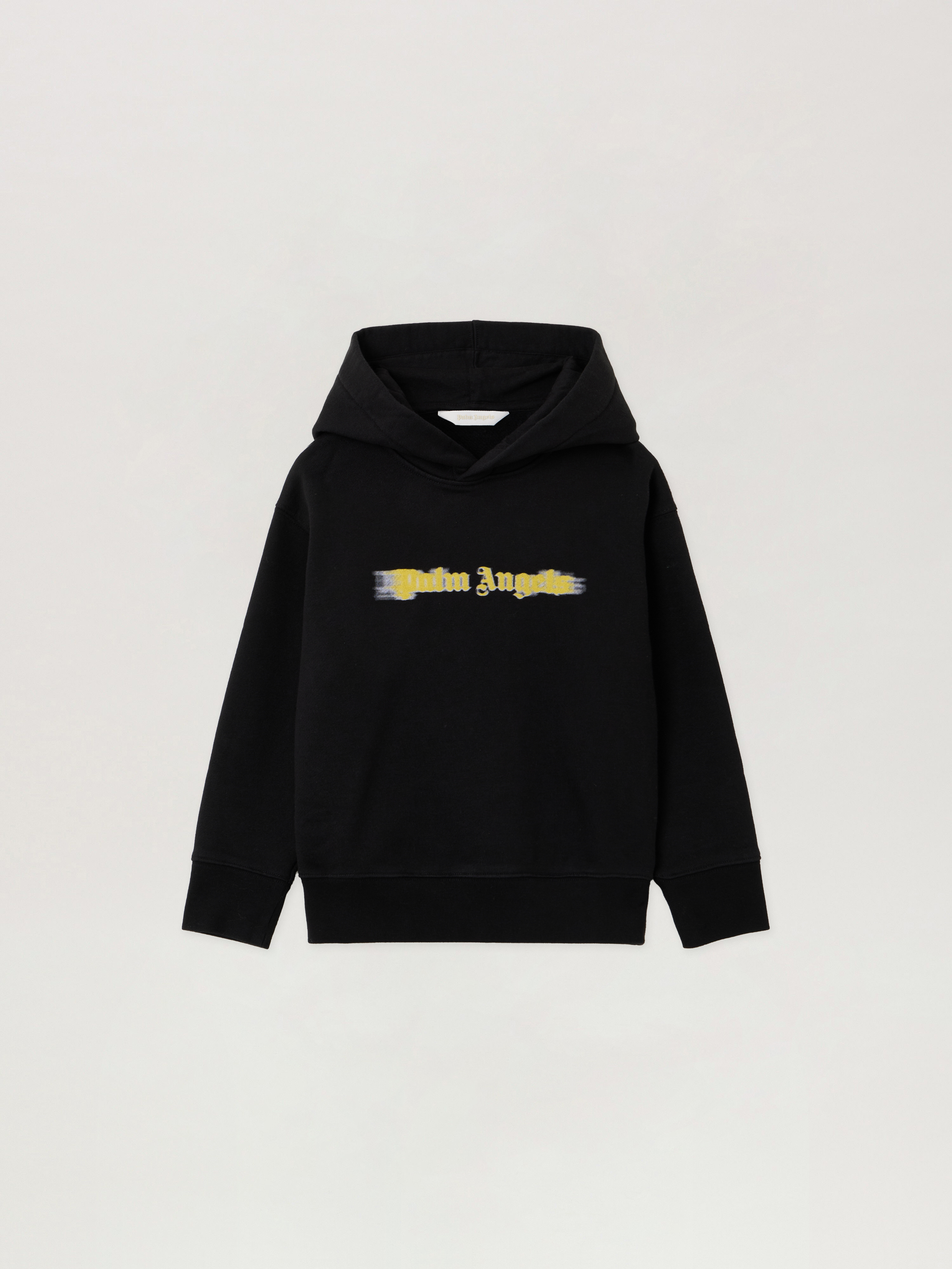 Blurred Logo Reg.hoodie Kids  Black