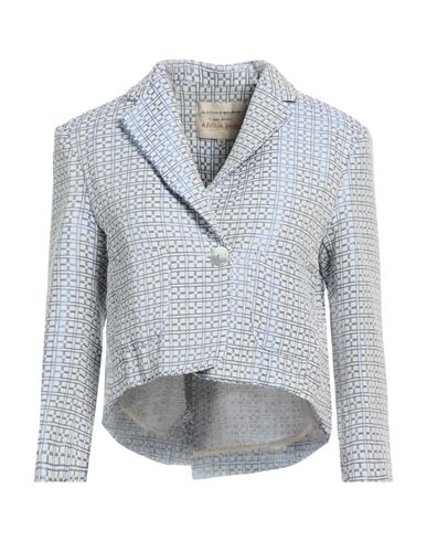 Woman Jacket Blue Size 4 Polyester, Cotton