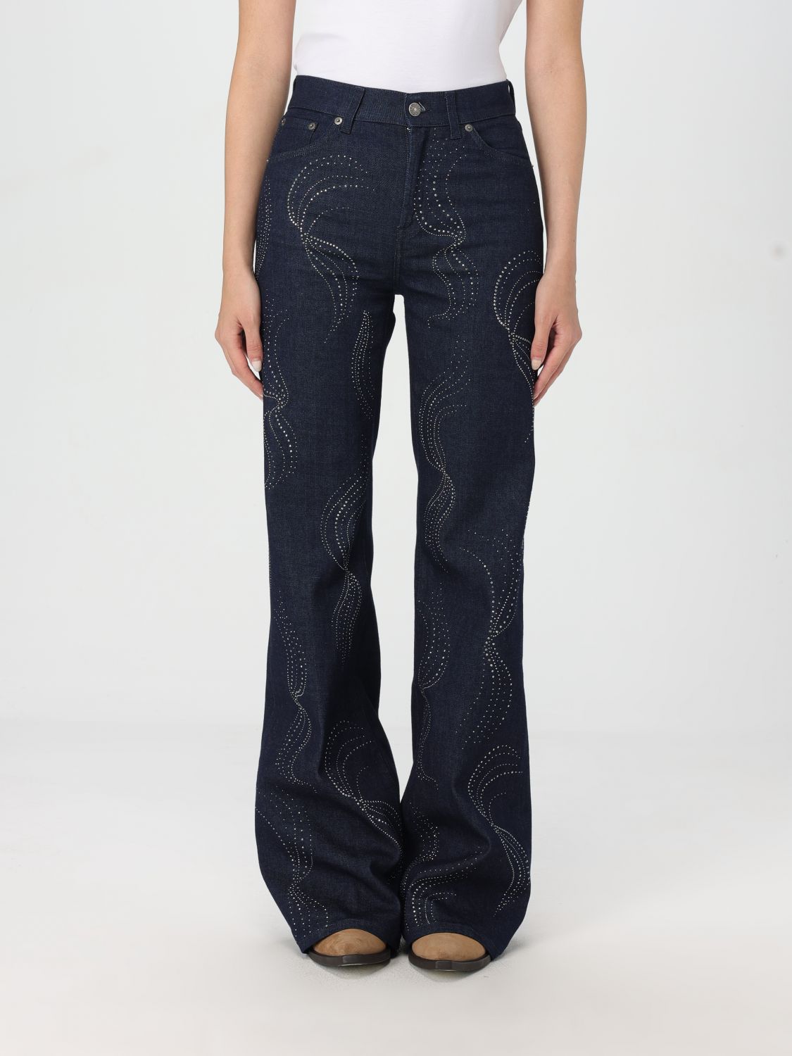 Jeans Woman color Denim