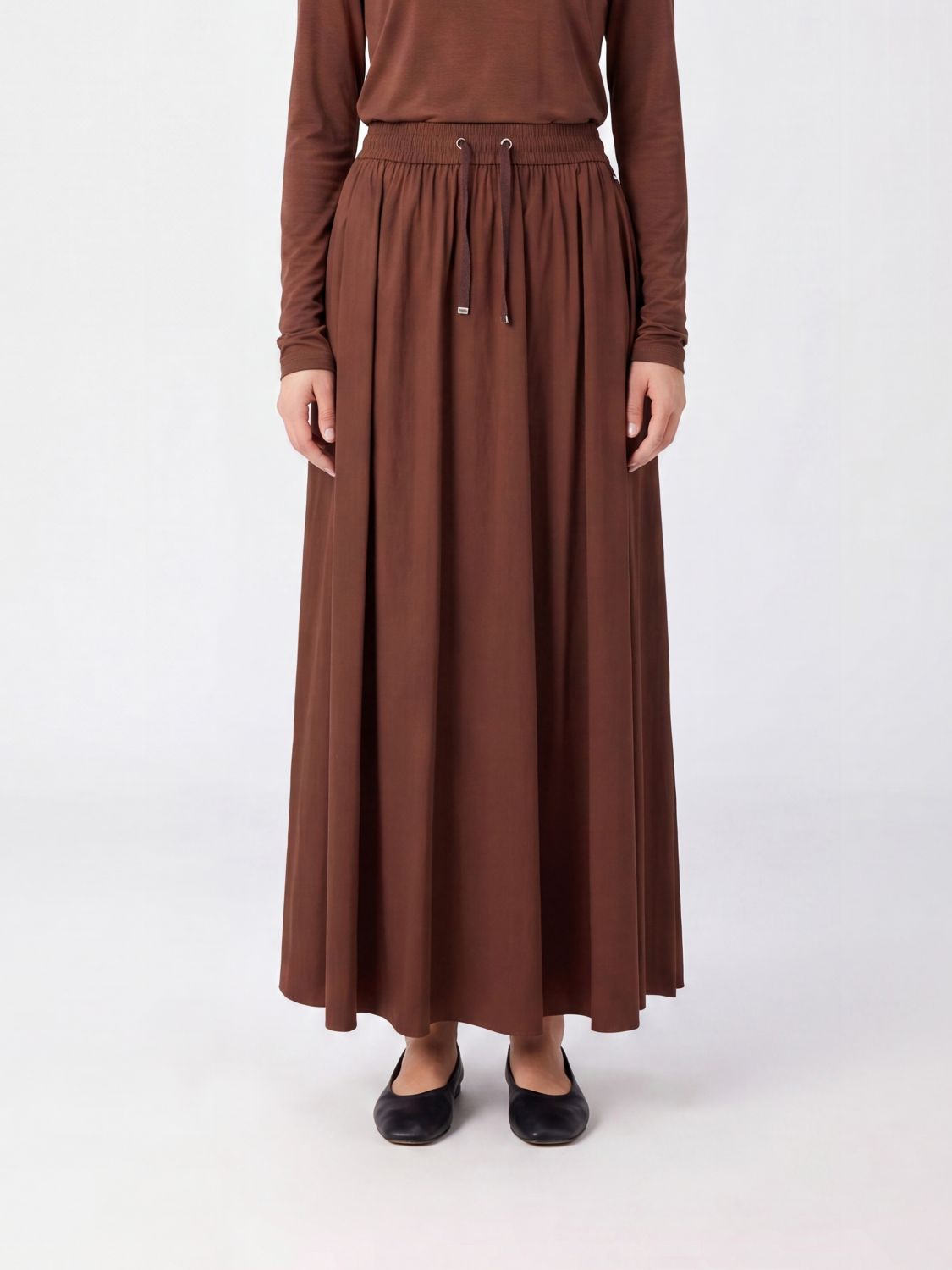 Skirt Woman color Leather