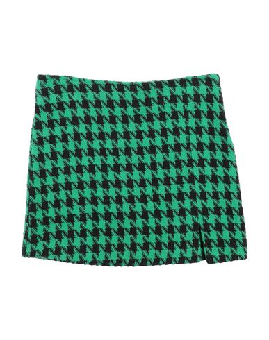 Kid Girl Kids' skirt Green Size 13 Cotton, Polyester
