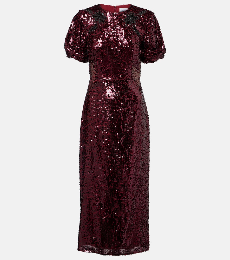 Sequined midi dress