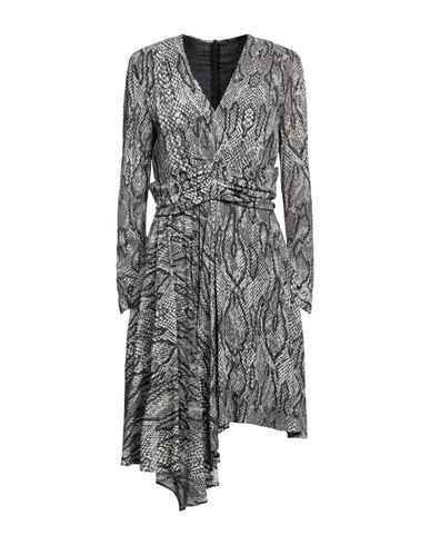 Seventy Venezia Sergio Tegon Woman Mini dress Charcoal Size 6 Viscose