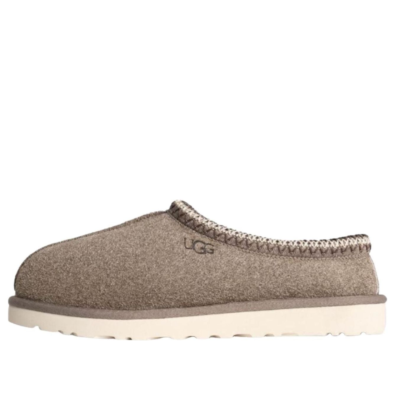 Tasman Shaggy Suede Slipper 'Smoke Plume'