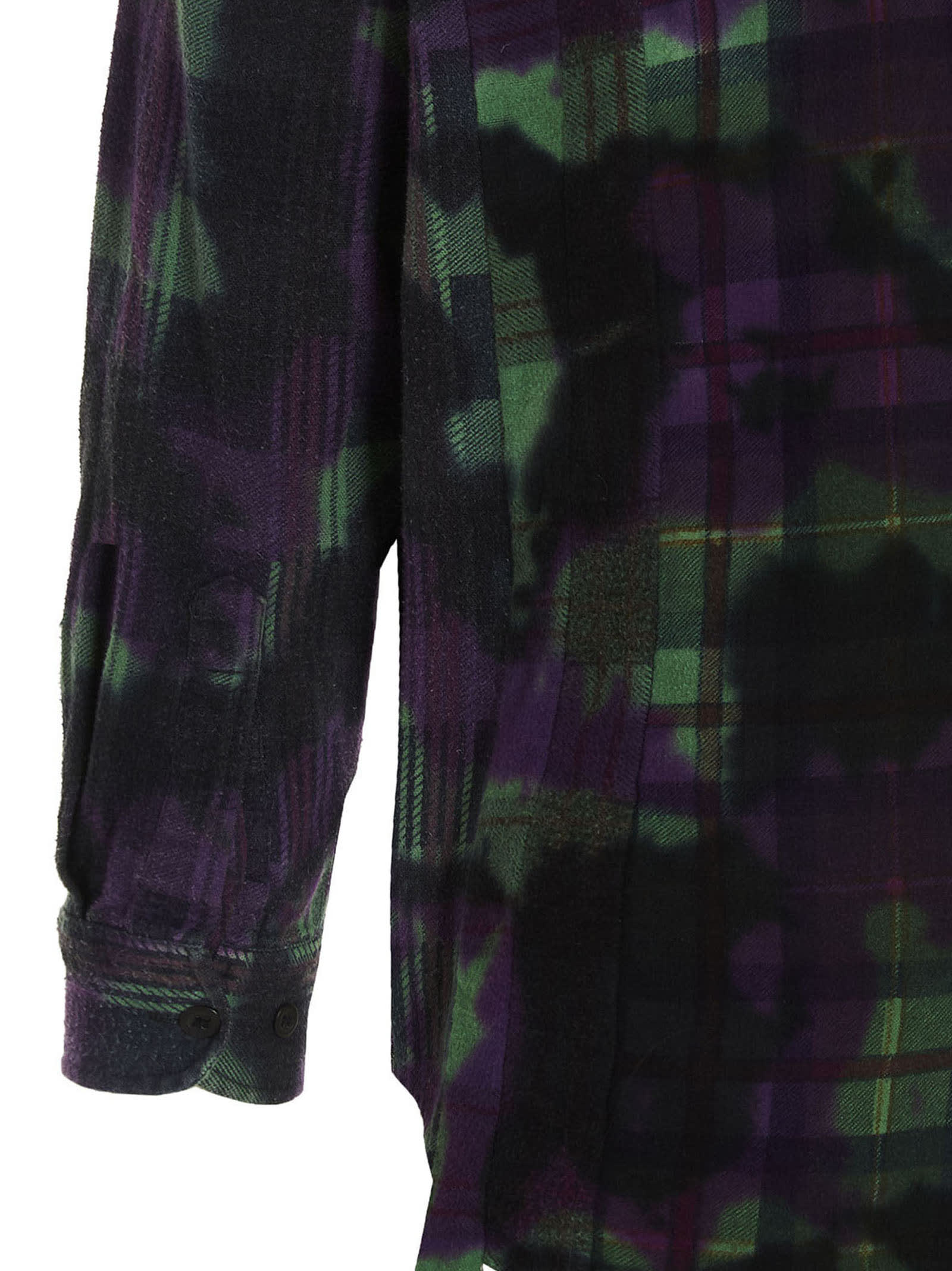 Patchwork Flannel Shirt