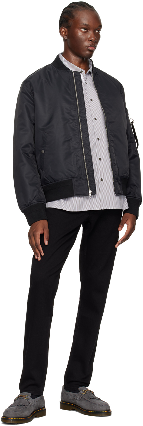 Rag & bone Black Manston Bomber Jacket