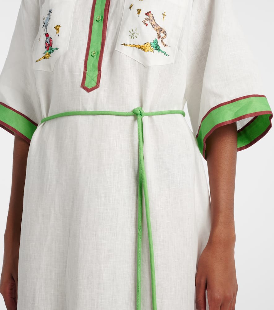 Alémais Play linen polo dress