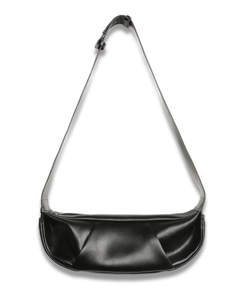 Compact leather cross bag