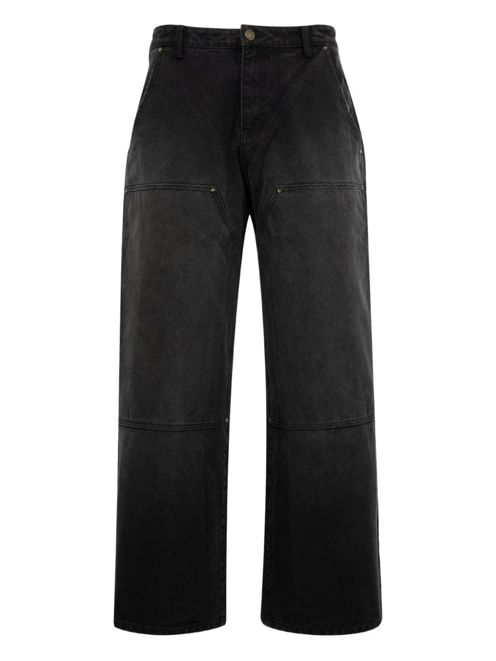 Double-knee workwear jeans - Black
