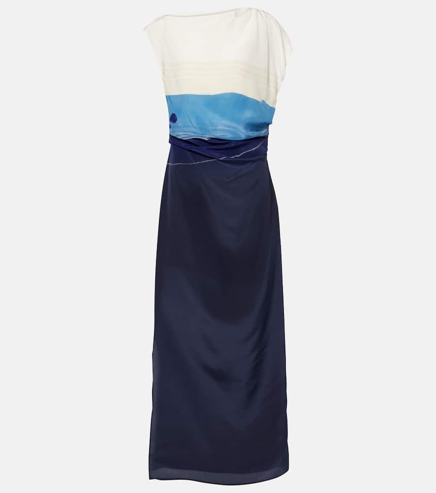 Mariner printed maxi dress