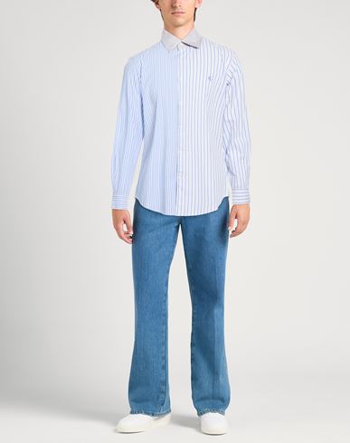 Man Shirt Light blue Size M Cotton
