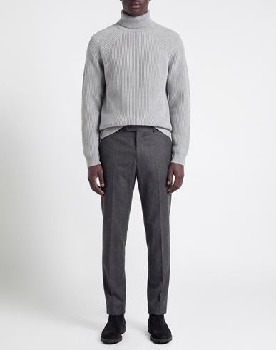 Man Turtleneck Grey Size 36 Wool, Cashmere