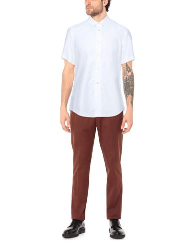 Man Shirt White Size 14 ½ Cotton, Elastane