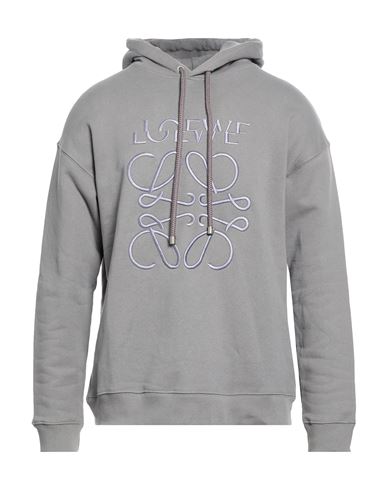 Man Sweatshirt Grey Size L Cotton, Polyester