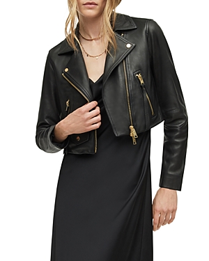 Elora Leather Biker Jacket