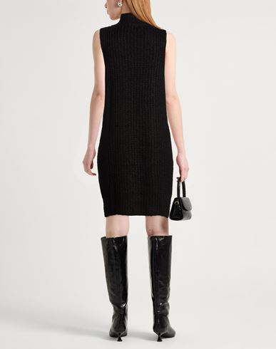 Woman Mini dress Black Size 1 Acrylic, Mohair wool, Wool, Polyamide