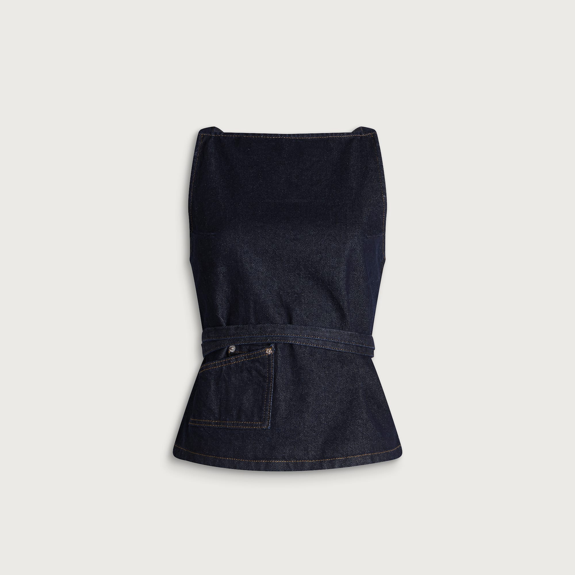 Women's Annabelle Apron Top Indigo