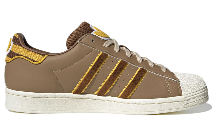 Superstar Shoes 'Brown White Yellow'