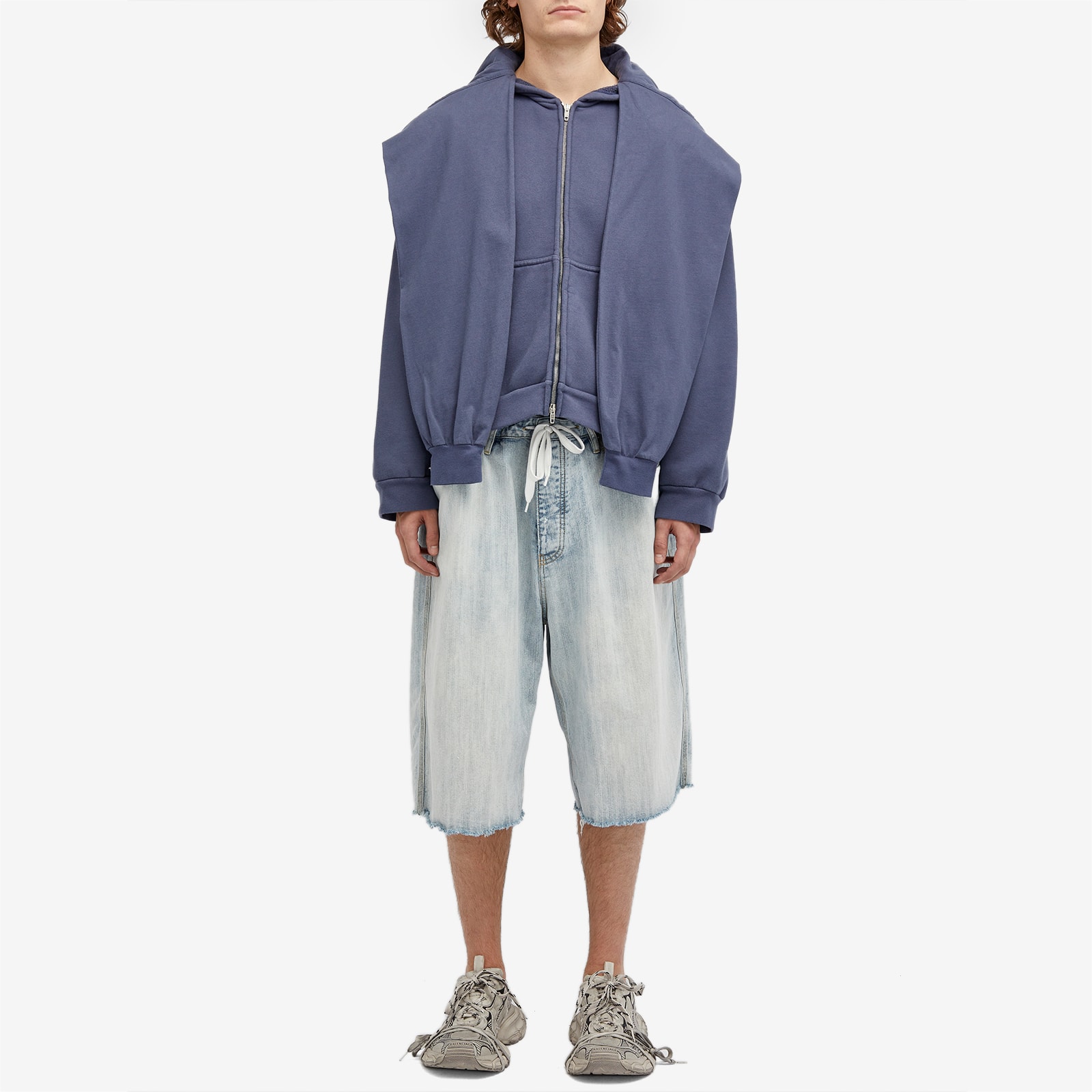 Men's Incognito Hoodie in Washed Blue
