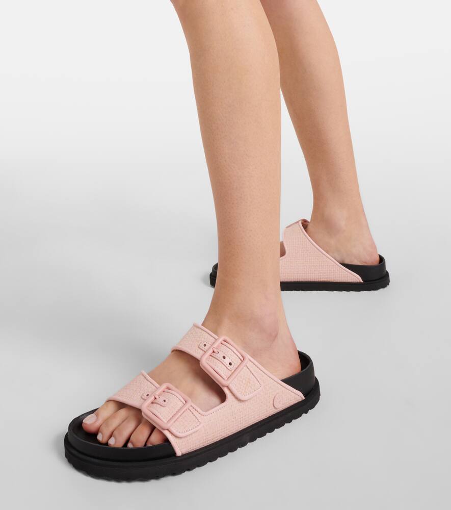 Birkenstock 1774 Arizona Luxe raffia sandals
