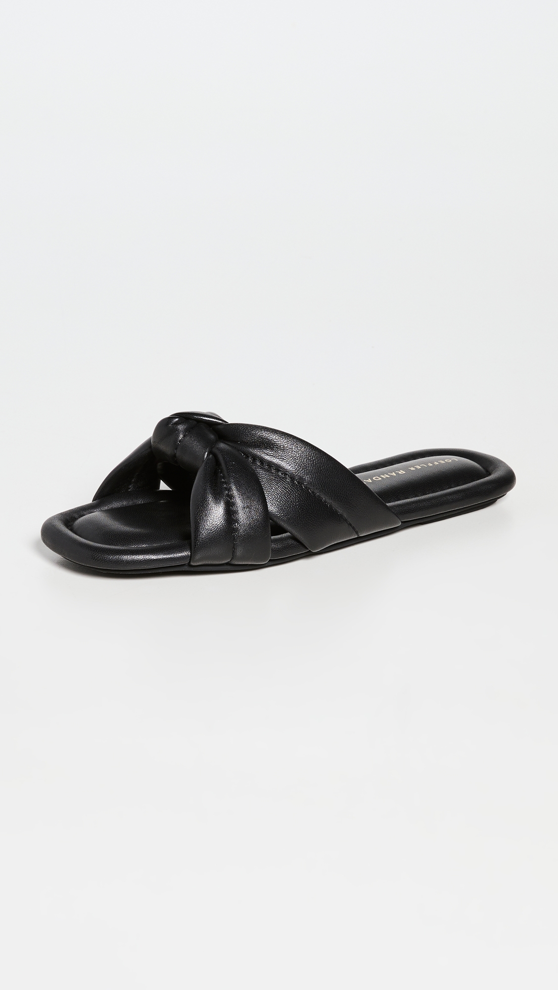 Loeffler Randall Polly Puffy Knot Sandals Black