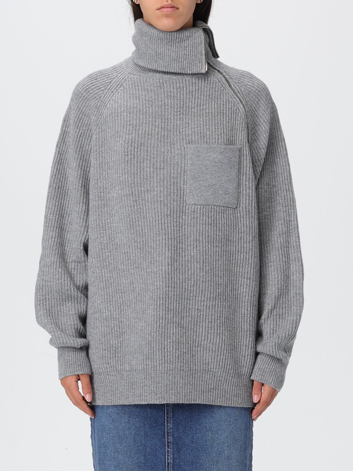 Sweater Woman color Grey