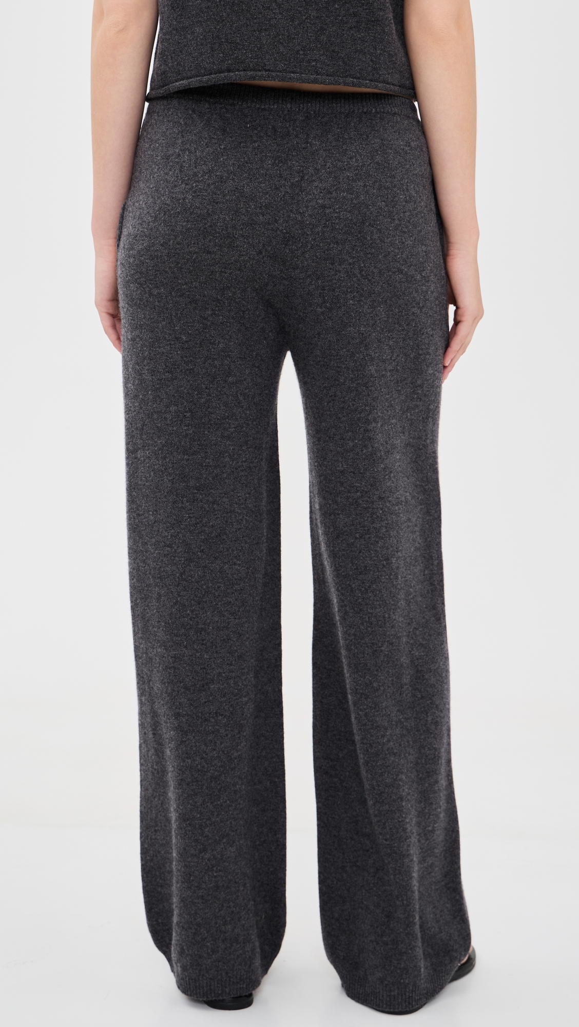 Kayla Cashmere Pants Charcoal