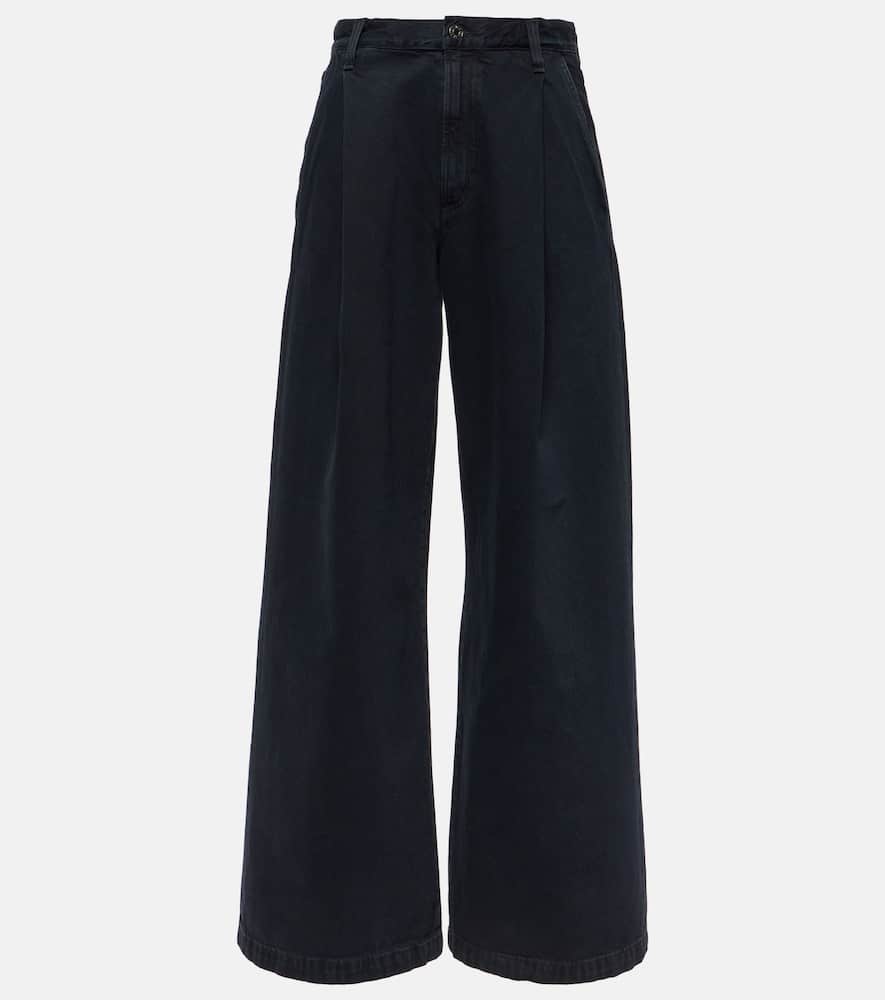 Ellis low-rise wide-leg jeans