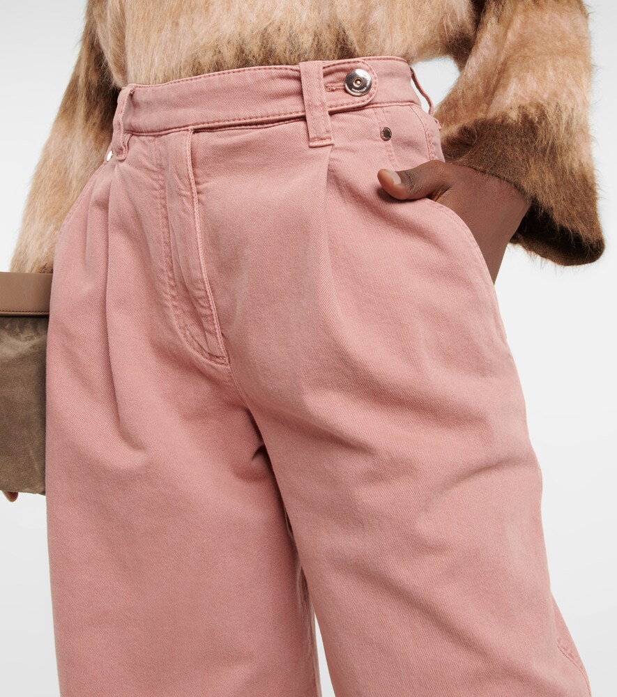 High-rise straight jeans