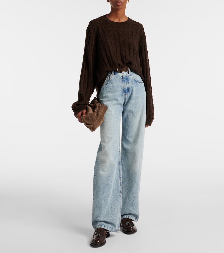 Wool and cashmere sweater