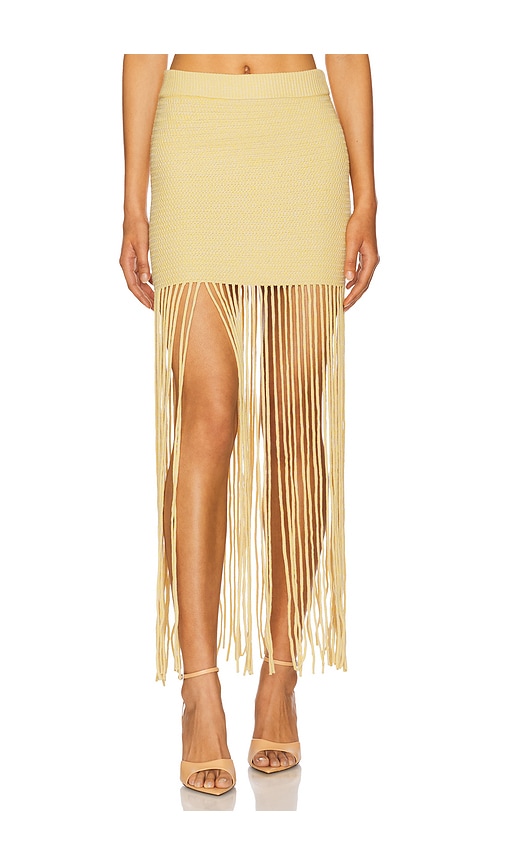 OSIS STUDIO Libby Skirt in Lemon.  S. Also in L