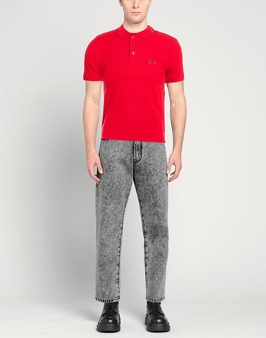 Man Polo shirt Red Size S Cotton
