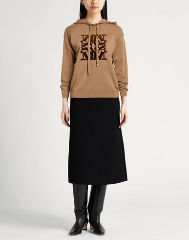 Woman Sweater Camel Size XS Virgin Wool