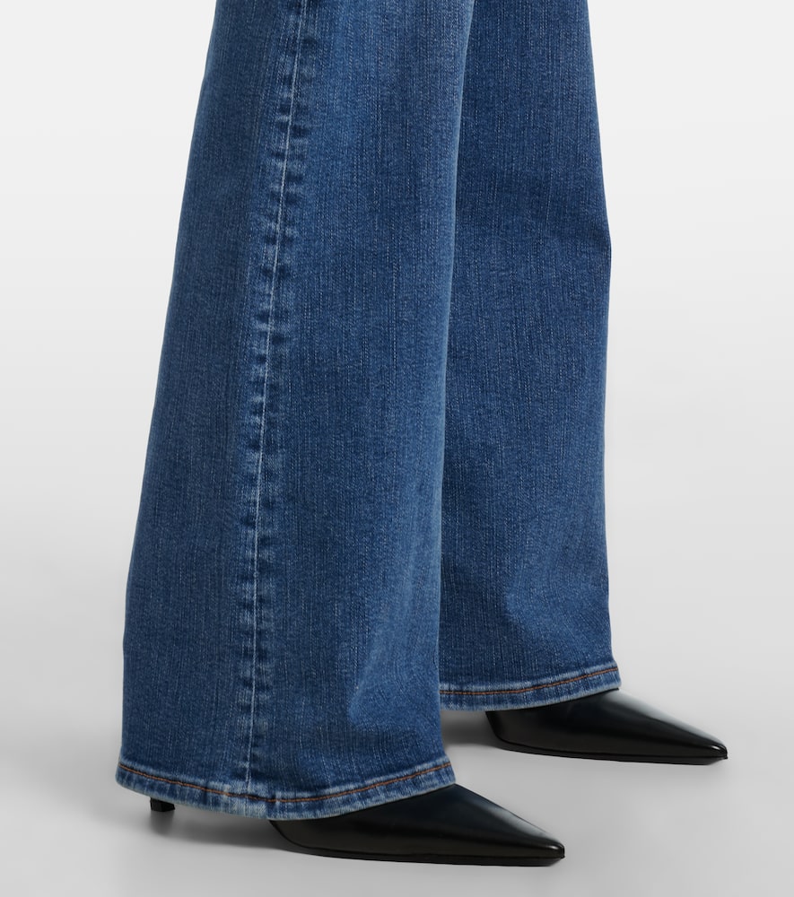 The Icon Long mid-rise flared jeans