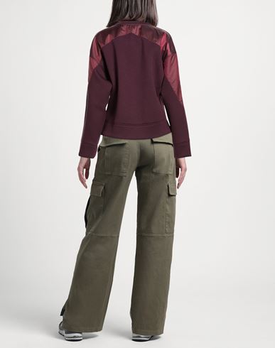 Woman Sweatshirt Burgundy Size 4 Viscose