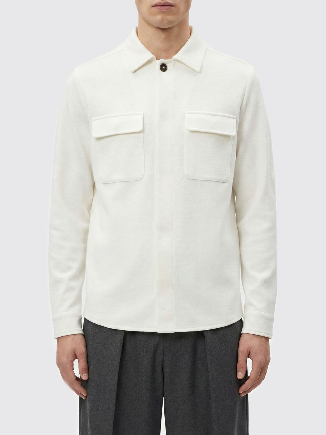 Jacket Men color White