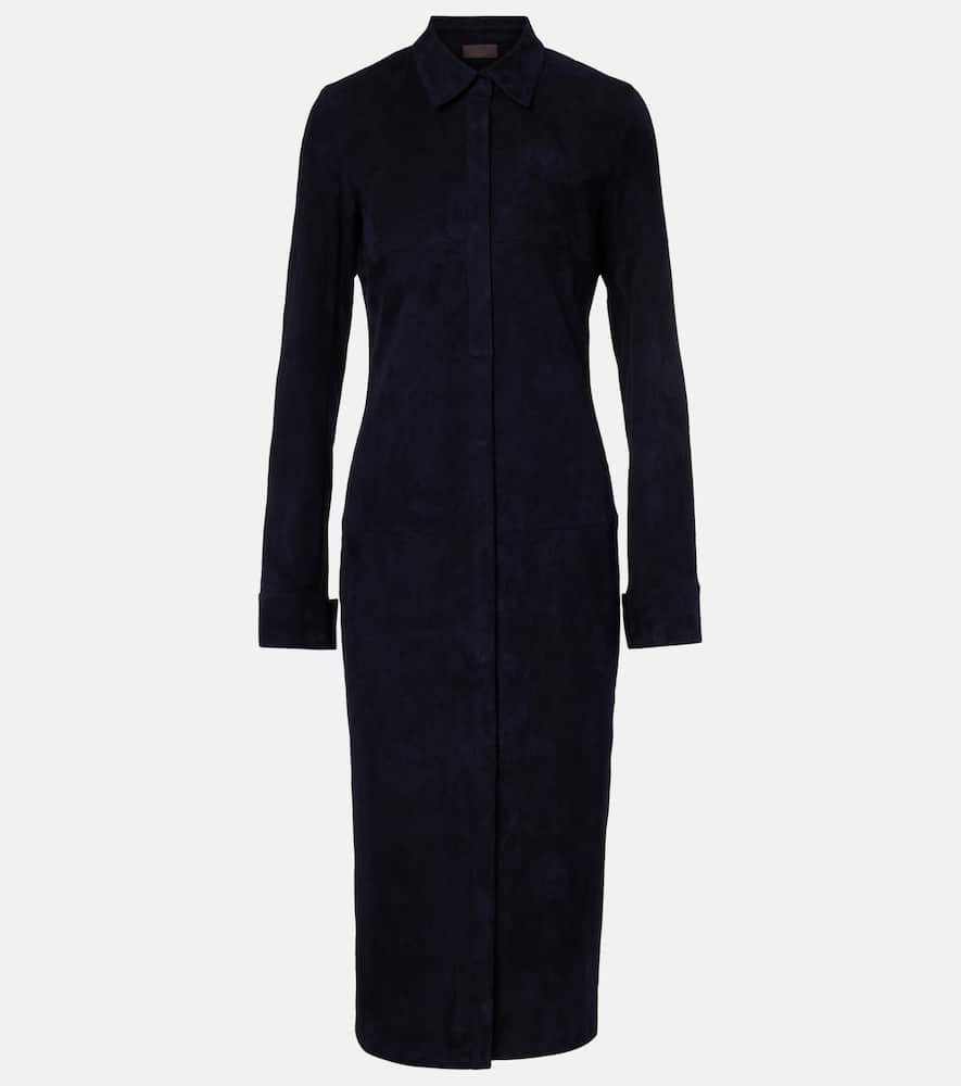 Becky suede shirtdress