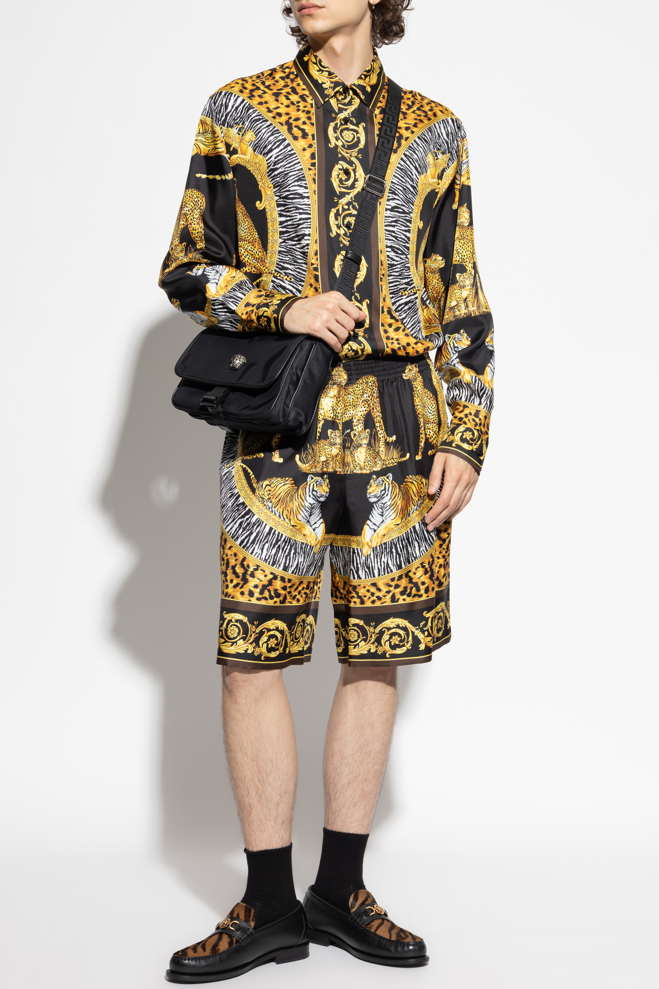 Silk Shorts, Men's, Multicolour