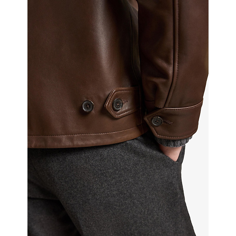 Mens The Bayville Leather Jacket
