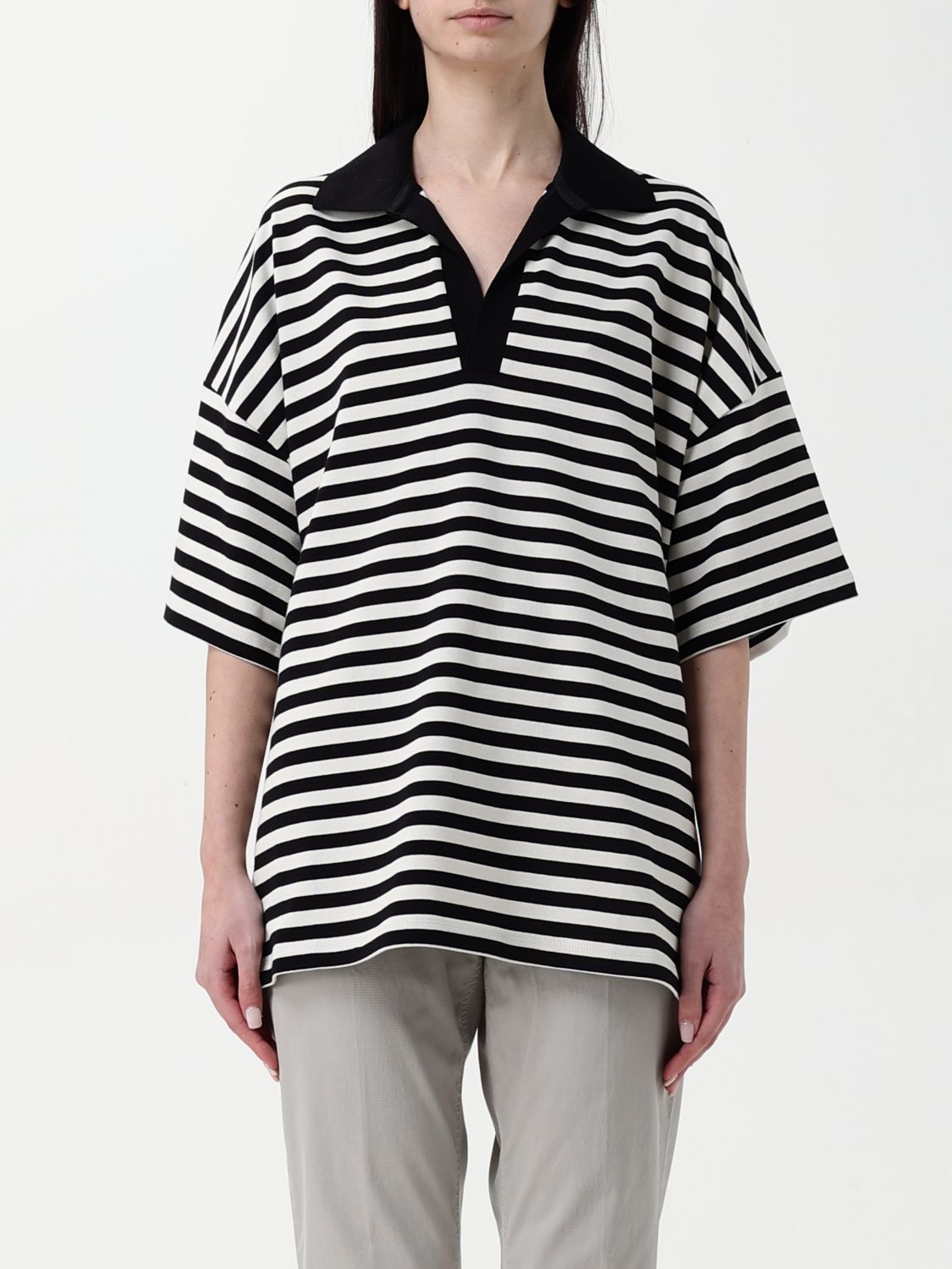 Polo Shirt Woman color White