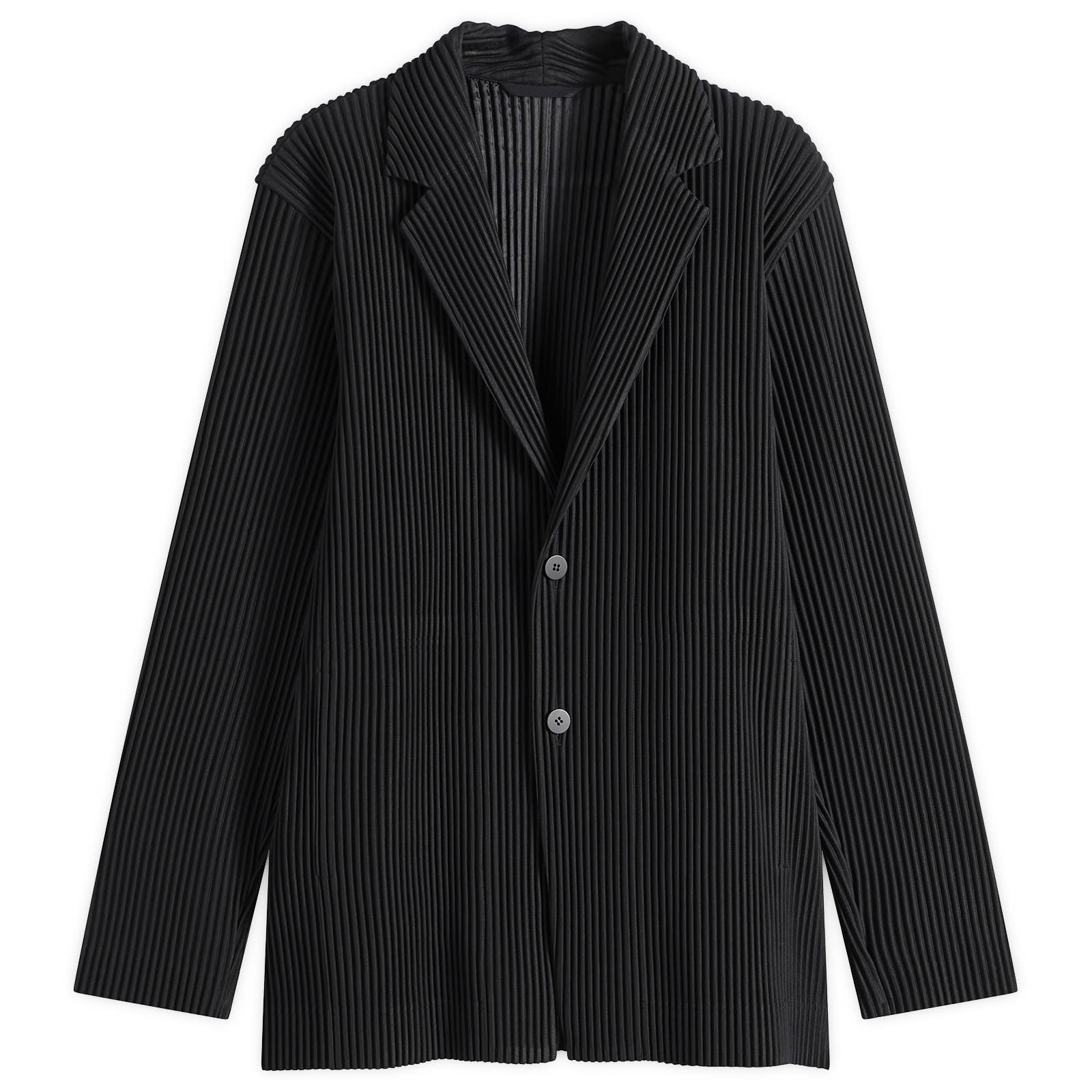 Men's Pleat Blazer Black