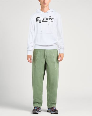 Man Sweatshirt White Size XL Cotton