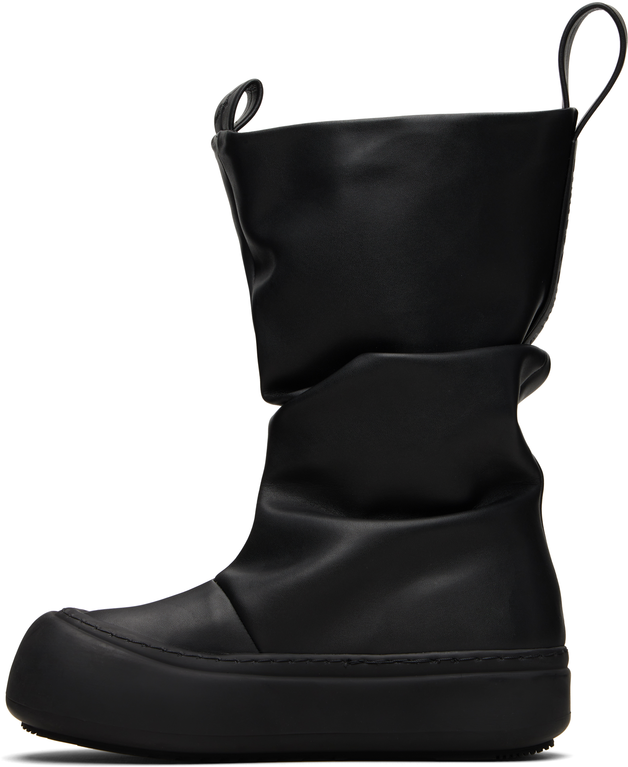 Black Low Fisherman Boots